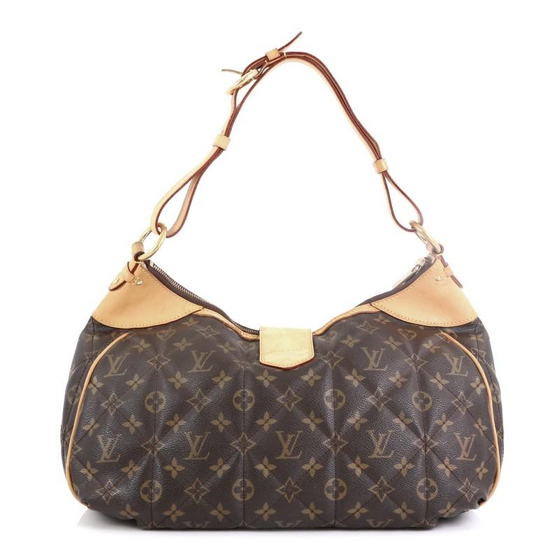 Louis Vuitton City Handbag Monogram Etoile GM (Grau)