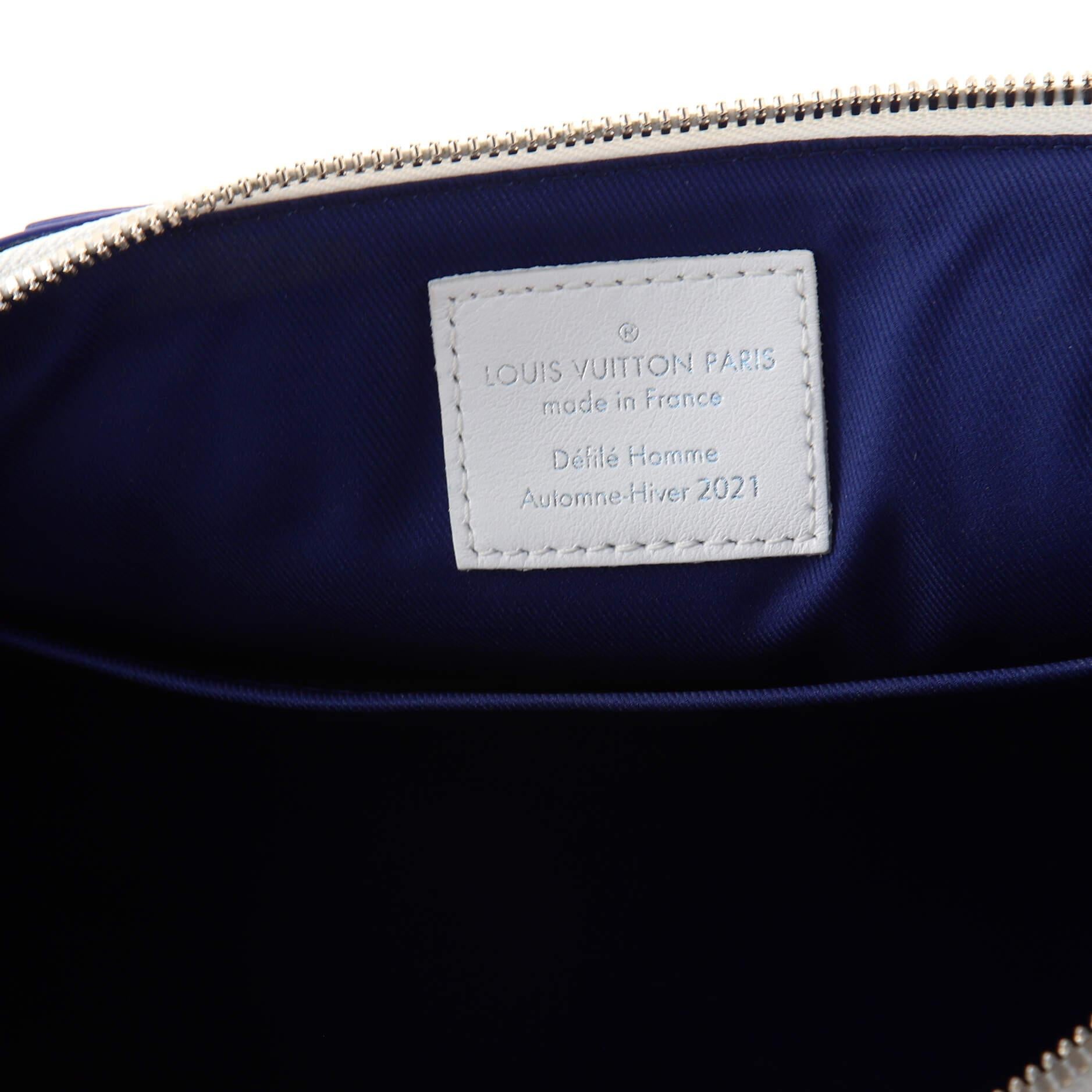 Louis Vuitton City Keepall Bag Everyday Signature Printed Leather 3