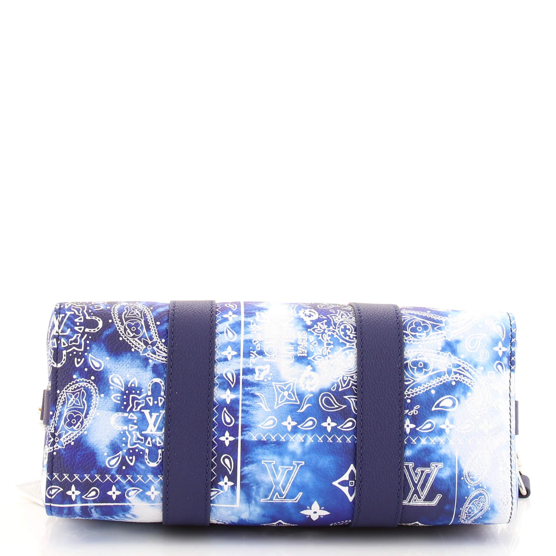 Women's or Men's Louis Vuitton City Keepall Bag Limited Edition Monogram Bandana Leather