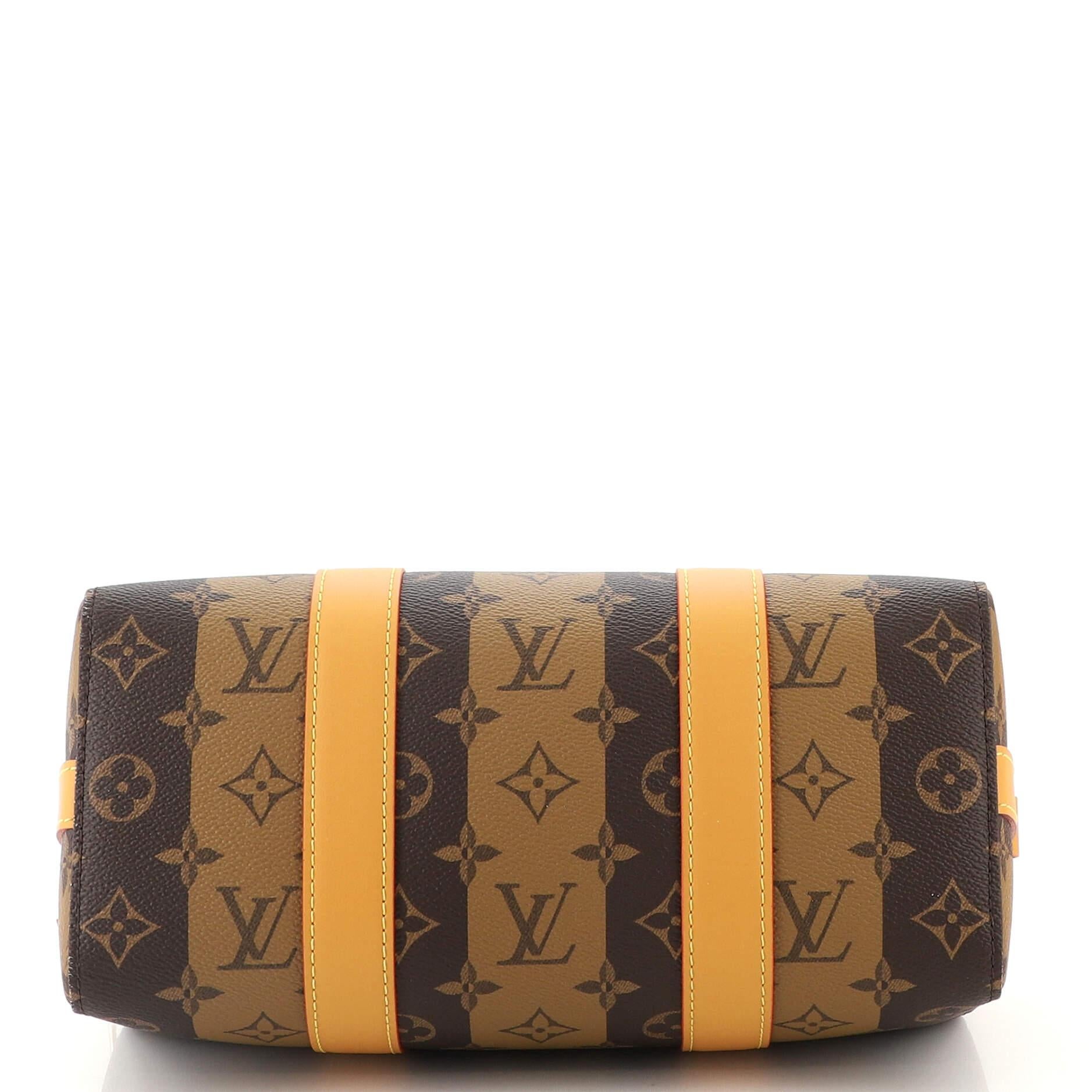 Women's or Men's Louis Vuitton City Keepall Bag Limited Edition Stripes Monogram Canvas