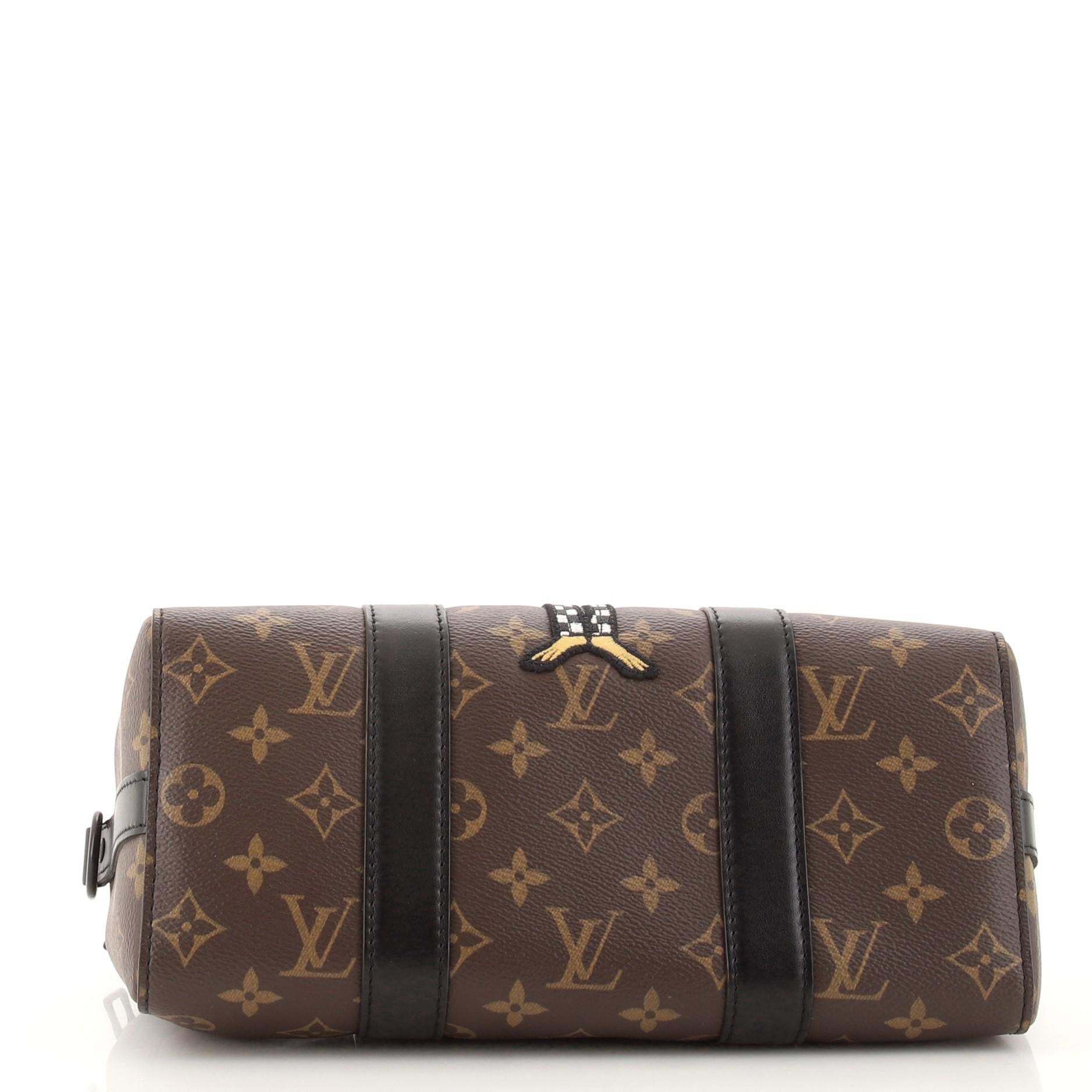 Louis Vuitton City Keepall Bag Monogram Canvas with LV Friend Patch In Good Condition In NY, NY