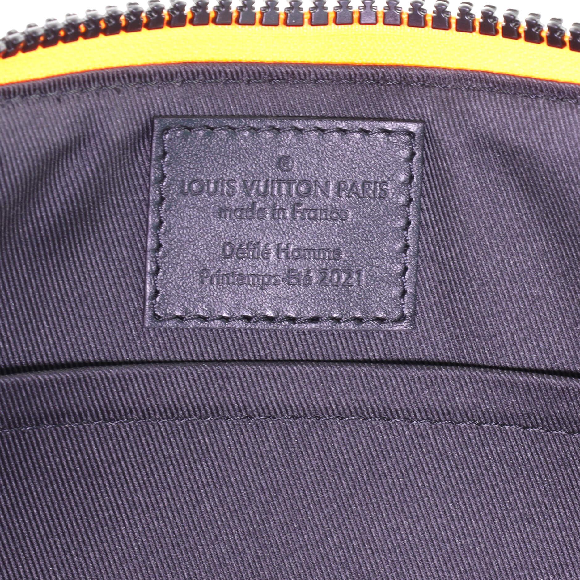 Black Louis Vuitton City Keepall Bag Monogram Canvas with LV Friend Patch