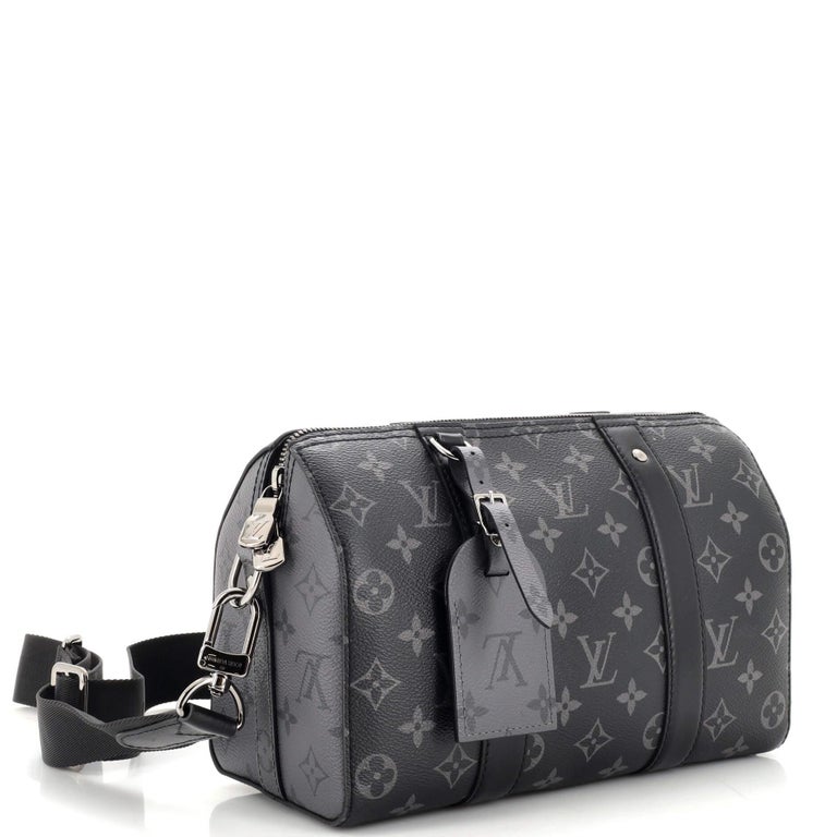 Louis Vuitton City Keepall Bag Monogram Eclipse Canvas For Sale at 1stDibs