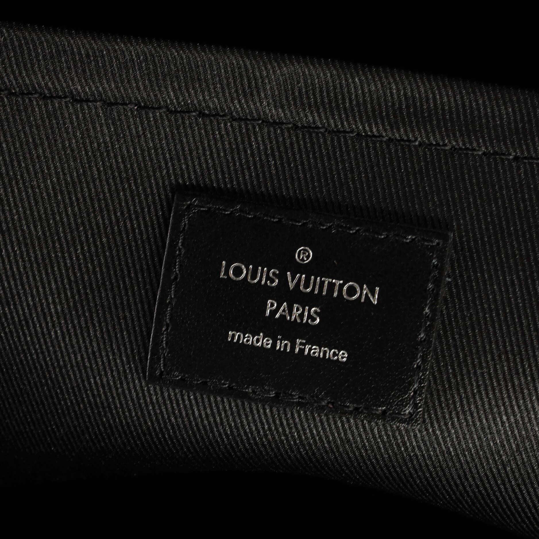 Louis Vuitton City Keepall Bag Monogram Eclipse Canvas For Sale 1
