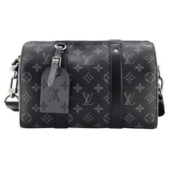 Louis Vuitton City Keepall Bag Monogram Eclipse Canvas