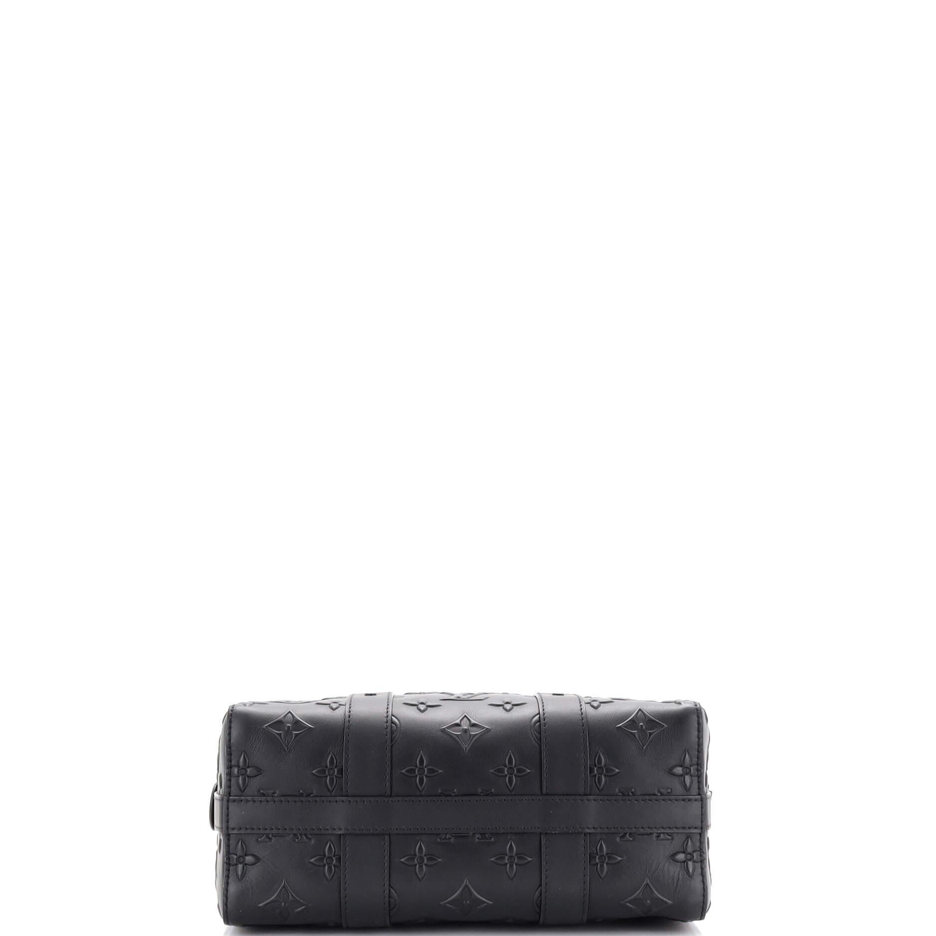 Women's or Men's Louis Vuitton City Keepall Bag Monogram Seal Leather