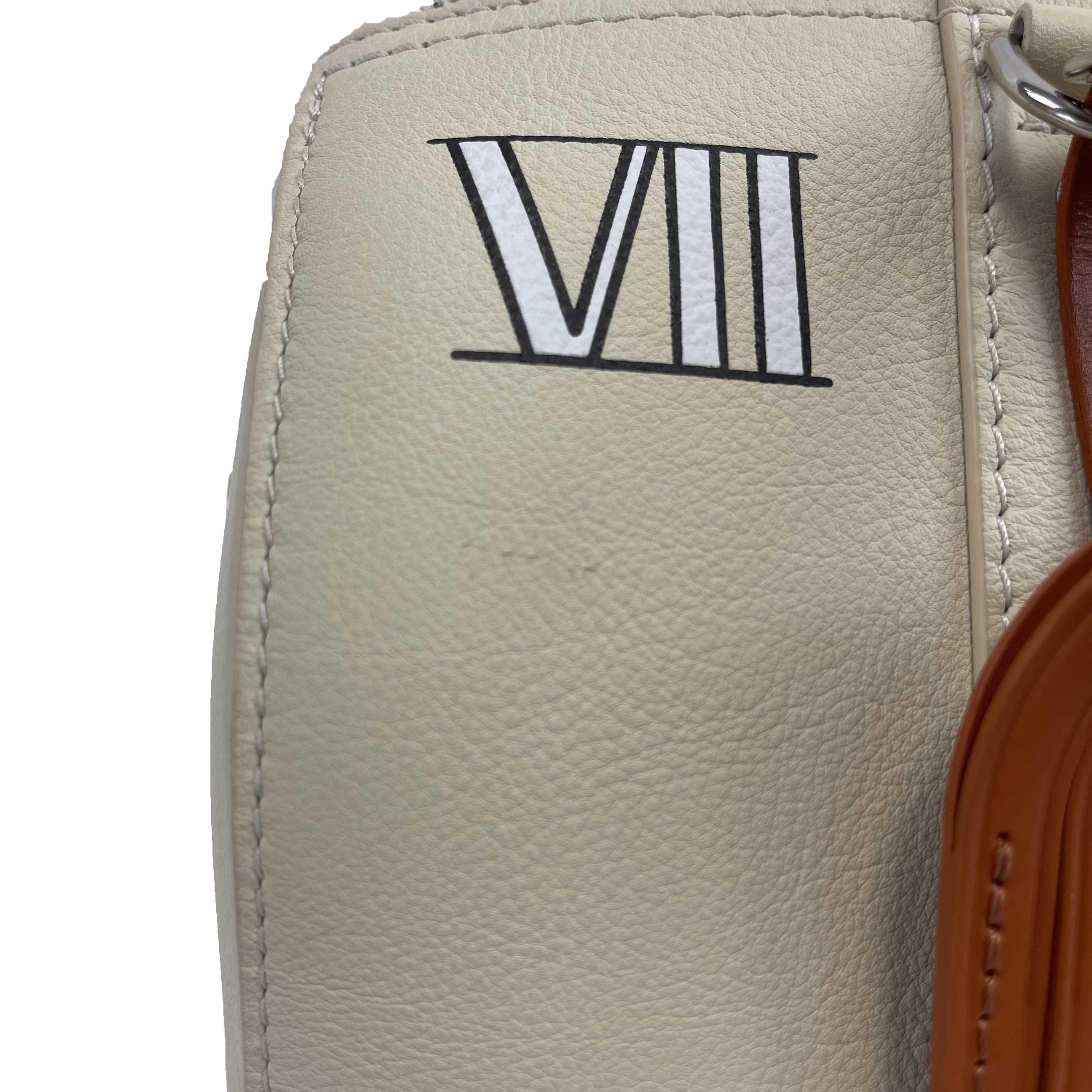 Louis Vuitton - City Keepall Bag Trunk L'oeil Calf Leather Cream Shoulder Bag For Sale 9