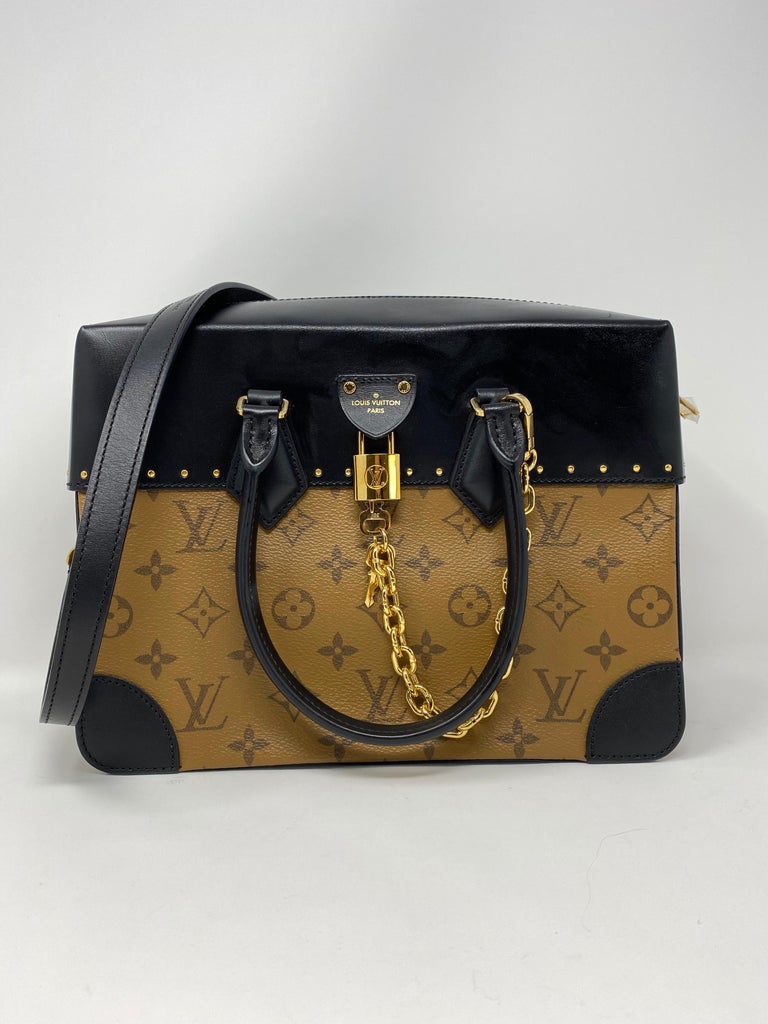 Louis Vuitton City Malle Handbag in Beige and Brown Monogram Canvas
