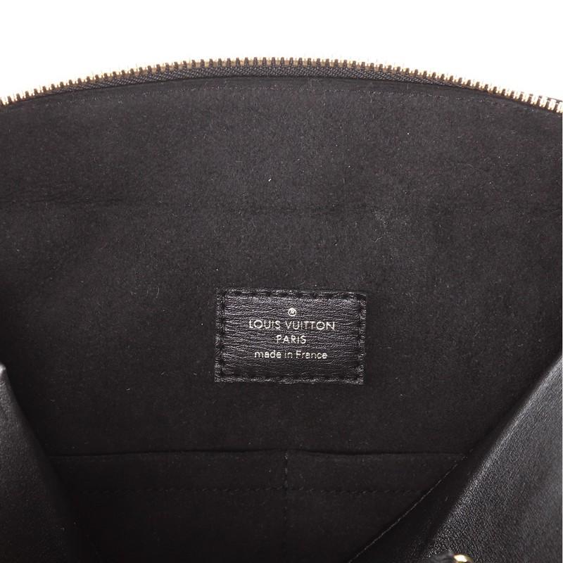Black Louis Vuitton City Malle Handbag Reverse Monogram Canvas and Leather MM