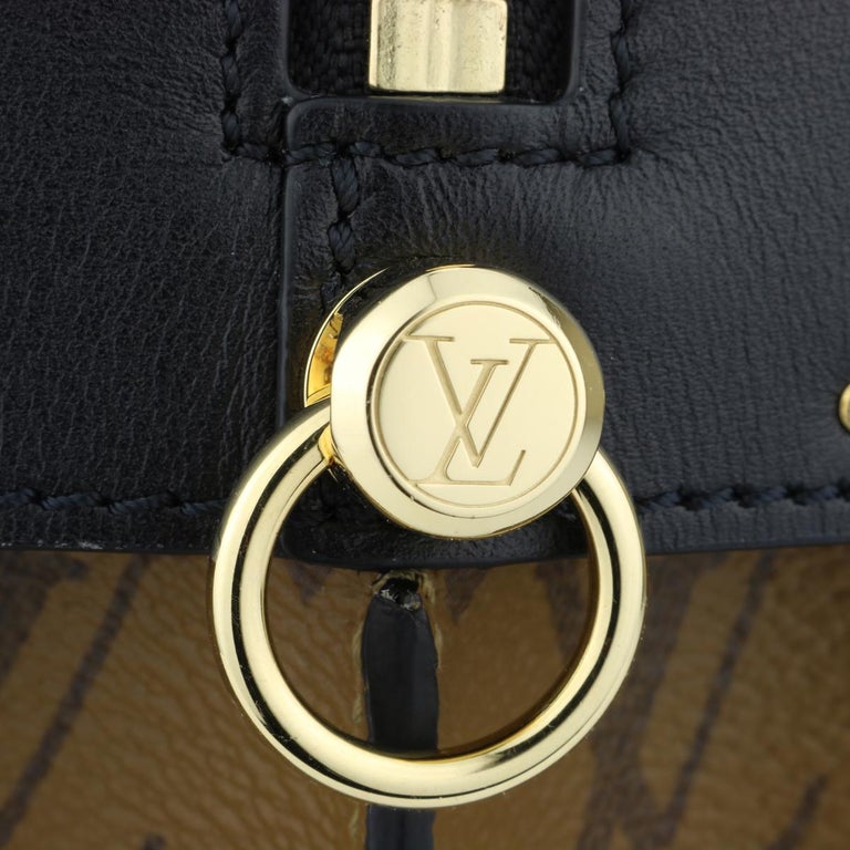 Louis Vuitton City Malle MM Bag Reverse Monogram with Gold Hardware 2018 at  1stDibs