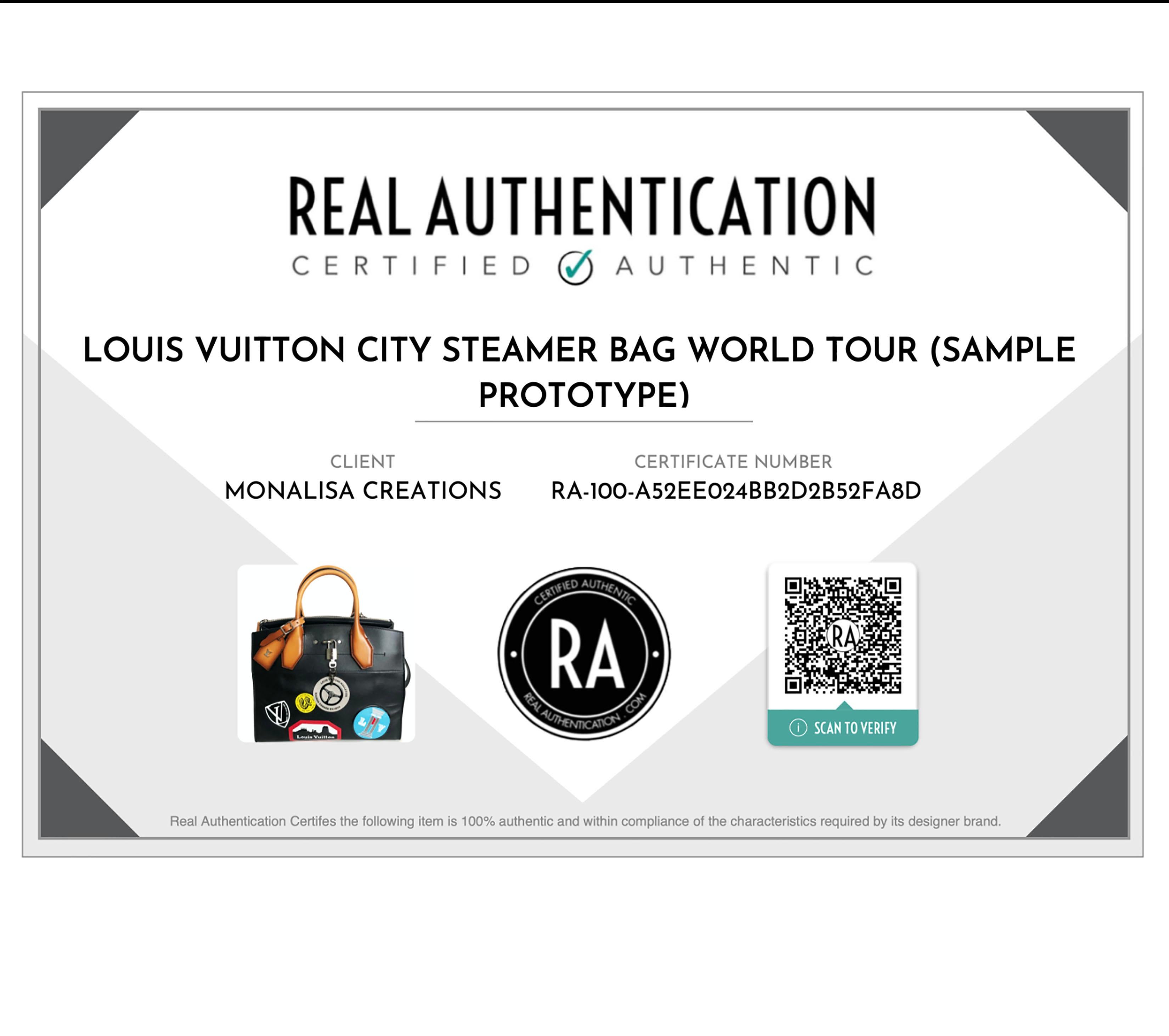 Louis Vuitton City Steamer Bag MM World Tour Stickers Tote F/W 2016 Prototype  10