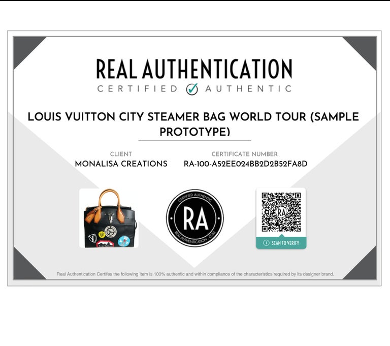 Louis Vuitton City Steamer Bag MM World Tour Stickers Tote F/W 2016  Prototype For Sale at 1stDibs