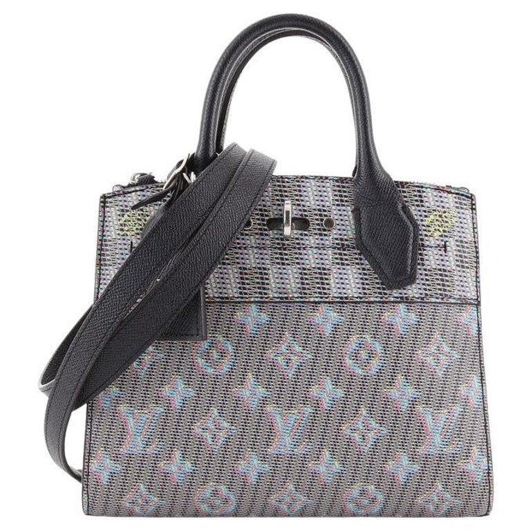 Louis Vuitton City Steamer Damier Monogram LV Pop Canvas Mini at