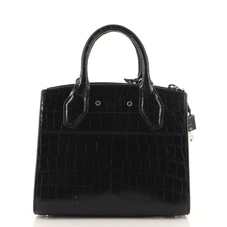 Louis Vuitton City Steamer Handbag Crocodile Mini at 1stDibs