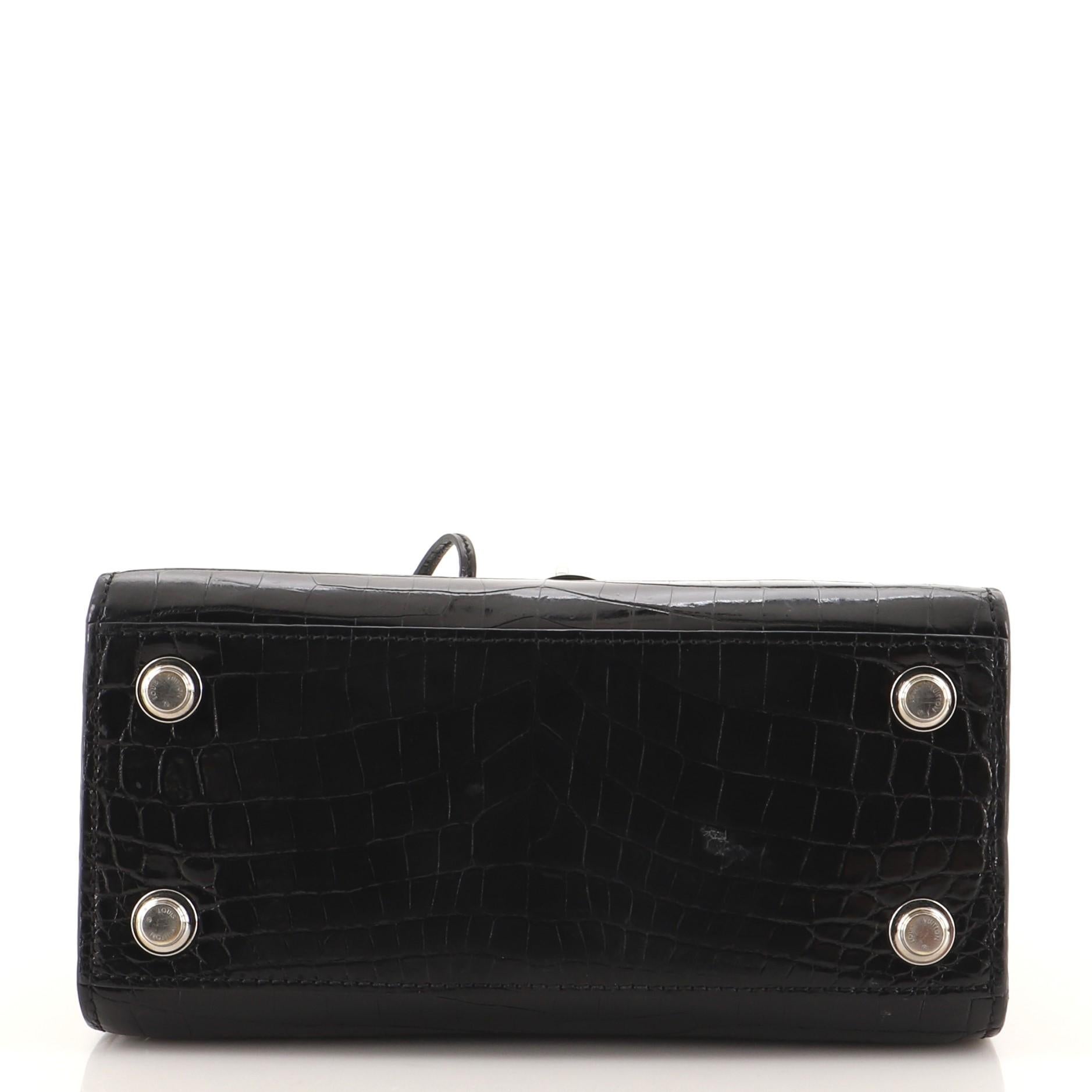 Women's or Men's Louis Vuitton City Steamer Handbag Crocodile Mini