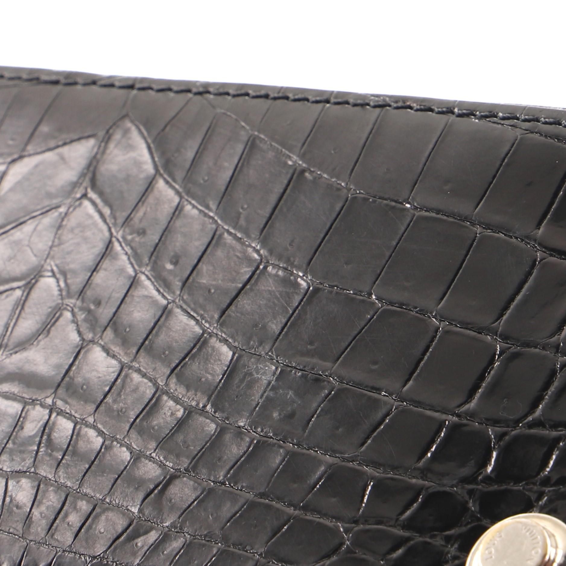 Louis Vuitton City Steamer Handbag Crocodile Mini 4