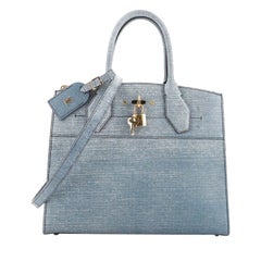 Louis Vuitton City Steamer Handbag Epi Leather MM