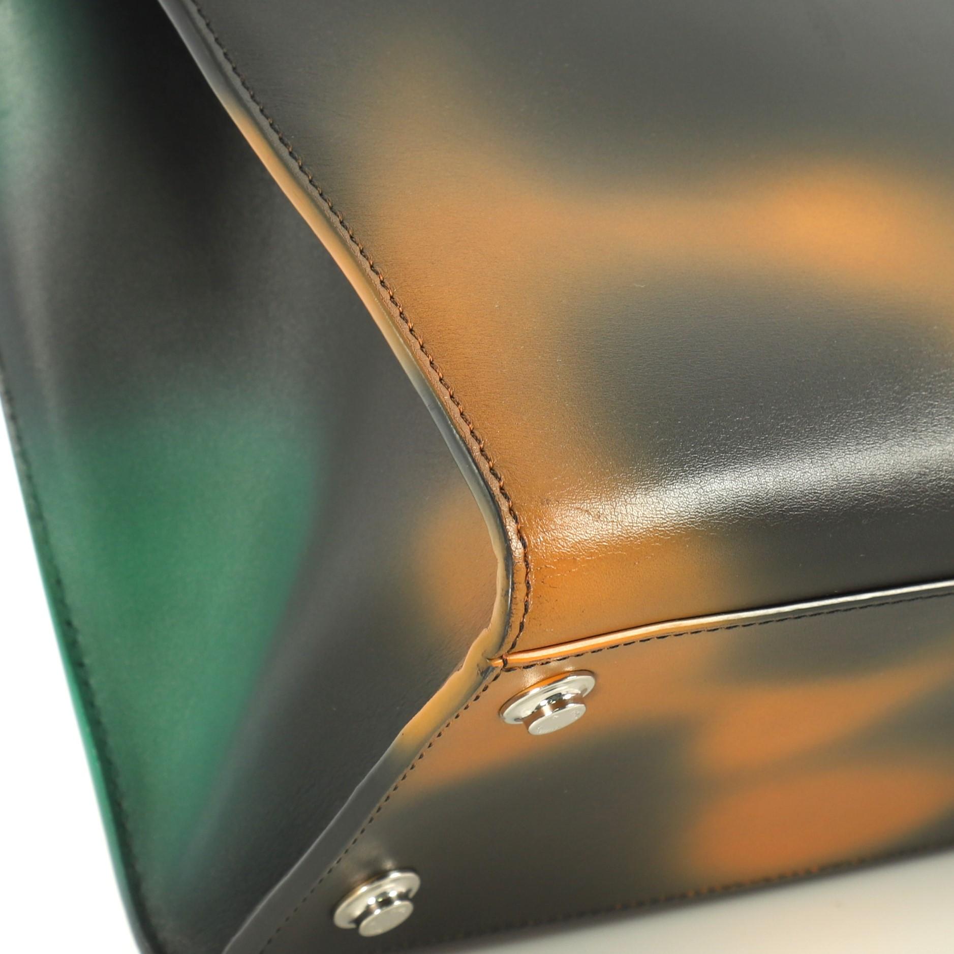 Louis Vuitton City Steamer Handbag Hologram Print Leather MM 1