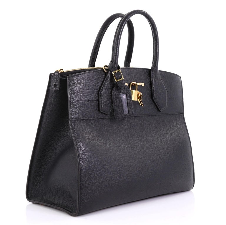 Louis Vuitton City Steamer Handbag Leather MM at 1stDibs