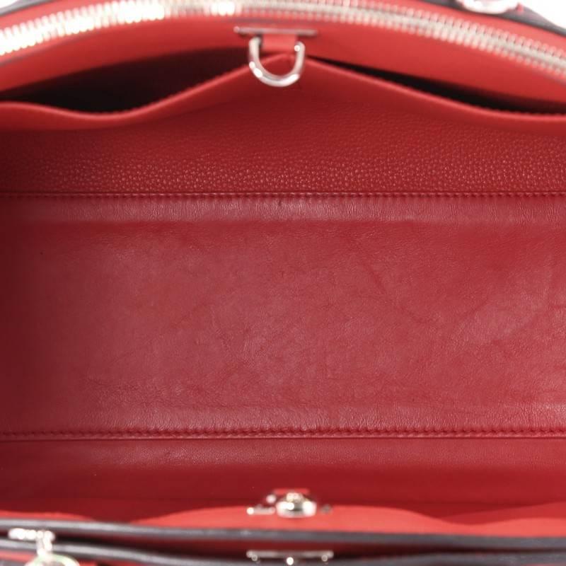 Louis Vuitton City Steamer Handbag Leather MM 1