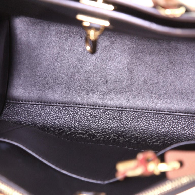 Louis Vuitton City Steamer Handbag Leather MM For Sale 1