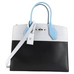 Louis Vuitton City Steamer Handbag Leather MM