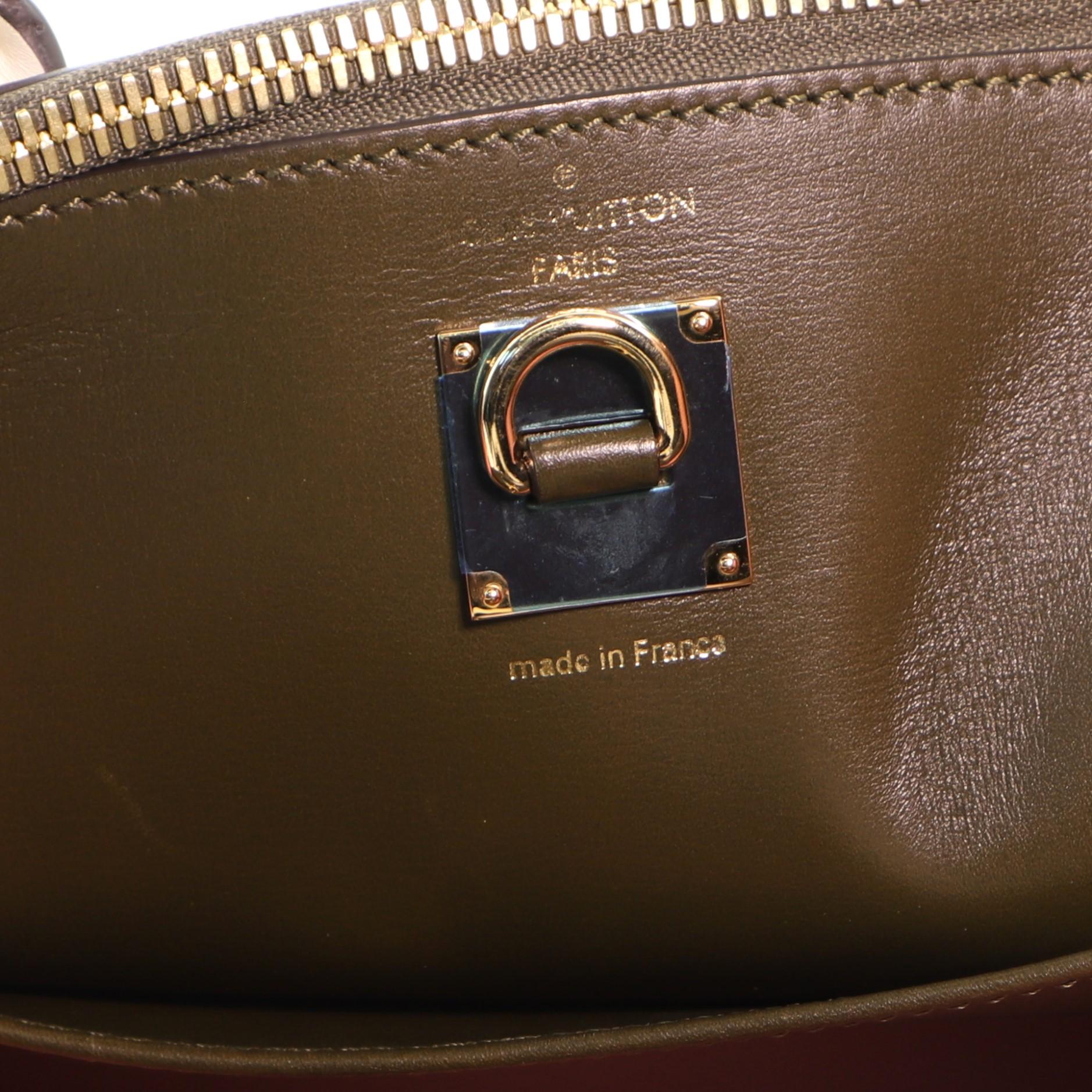 Louis Vuitton City Steamer Handbag Leather PM 2