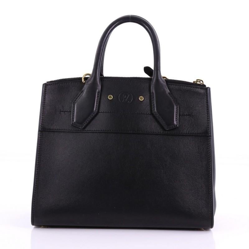 Women's or Men's Louis Vuitton City Steamer Handbag Leather PM