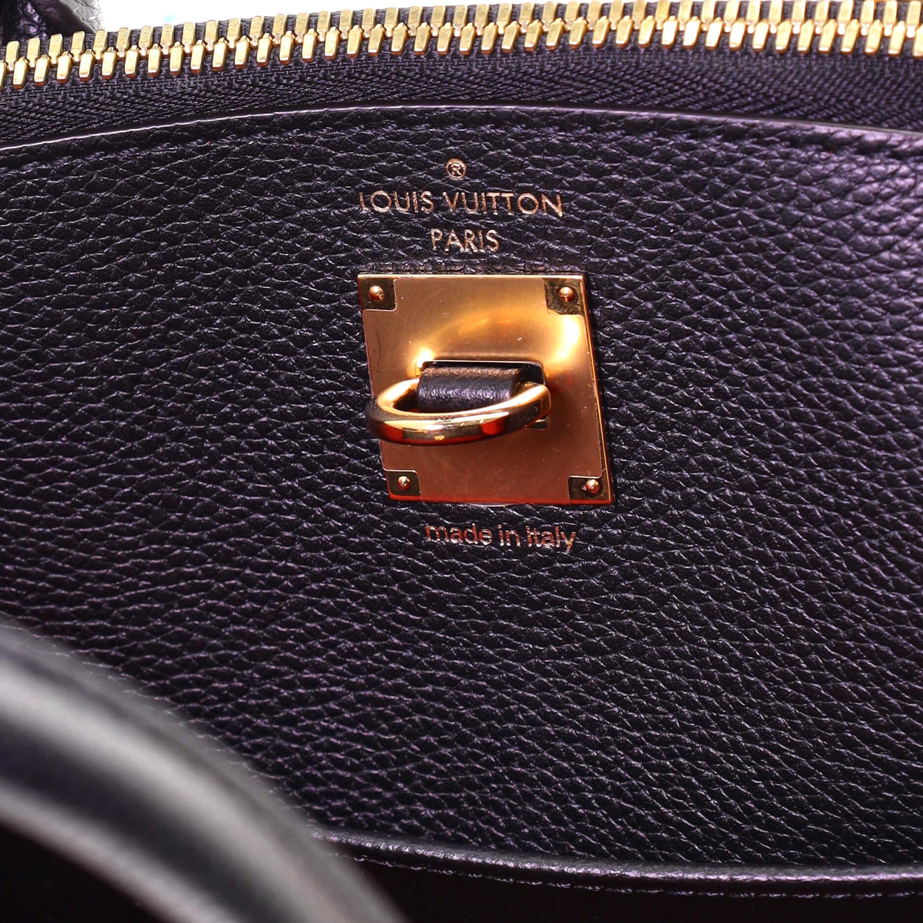 Louis Vuitton City Steamer Handbag Leather PM 2