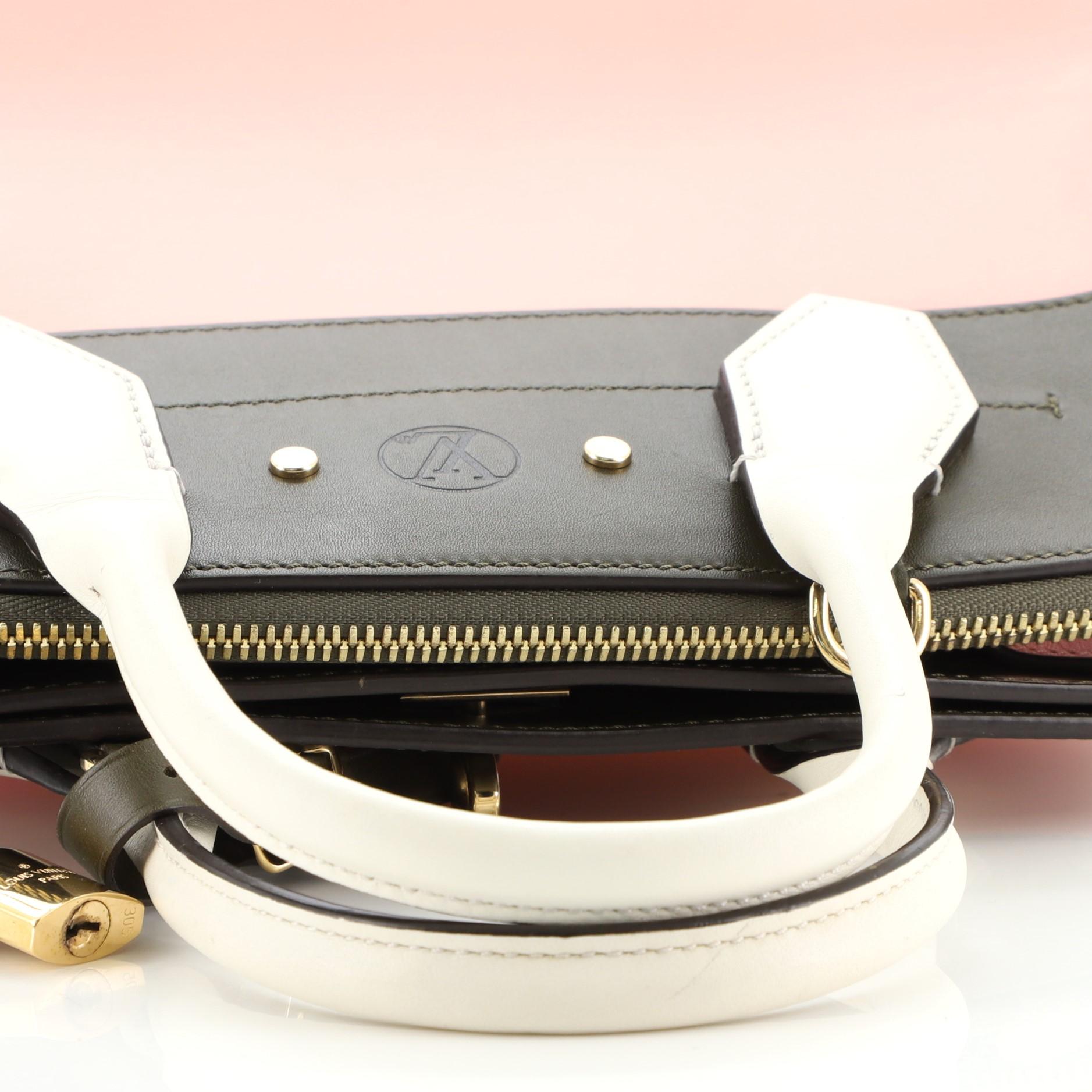 Louis Vuitton City Steamer Handbag Leather PM 1