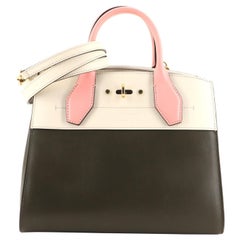 Louis Vuitton City Steamer Handbag Leather PM