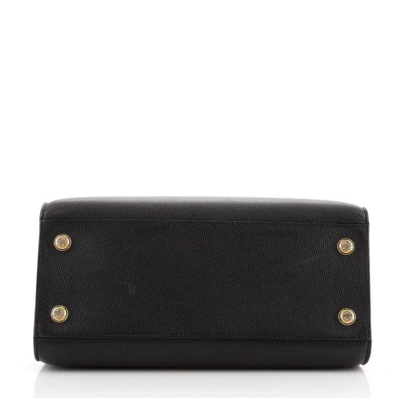 Louis Vuitton City Steamer Handtasche aus Leder mit Python MM (Schwarz)