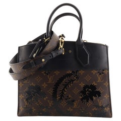 Louis Vuitton City Steamer Handbag Limited Edition Blossom Monogram Canva