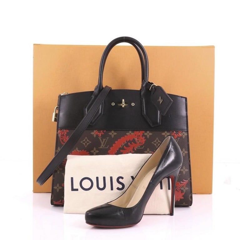 Louis Vuitton City Steamer Handbag Limited Edition Blossom Monogram Canvas at 1stdibs