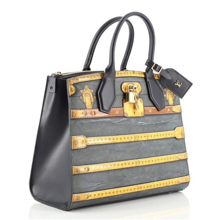 Louis Vuitton City Steamer Handbag Tribal Print Leather MM - ShopStyle  Satchels & Top Handle Bags