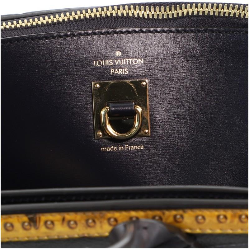 Louis Vuitton City Steamer Handbag Limited Edition Time Trunk Canvas MM 1