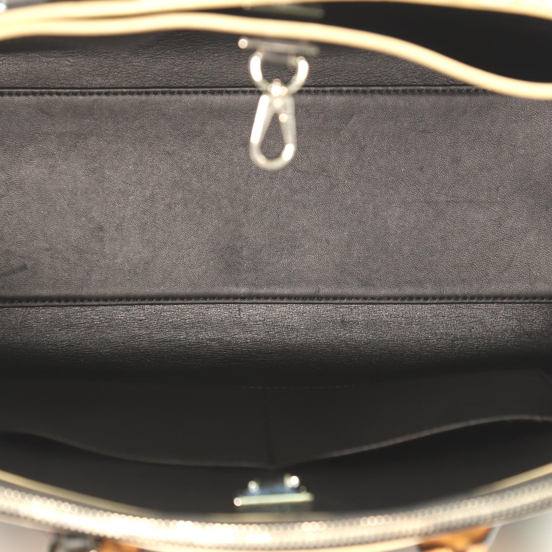 Louis Vuitton City Steamer Handbag Limited Edition World Tour Leather MM 3