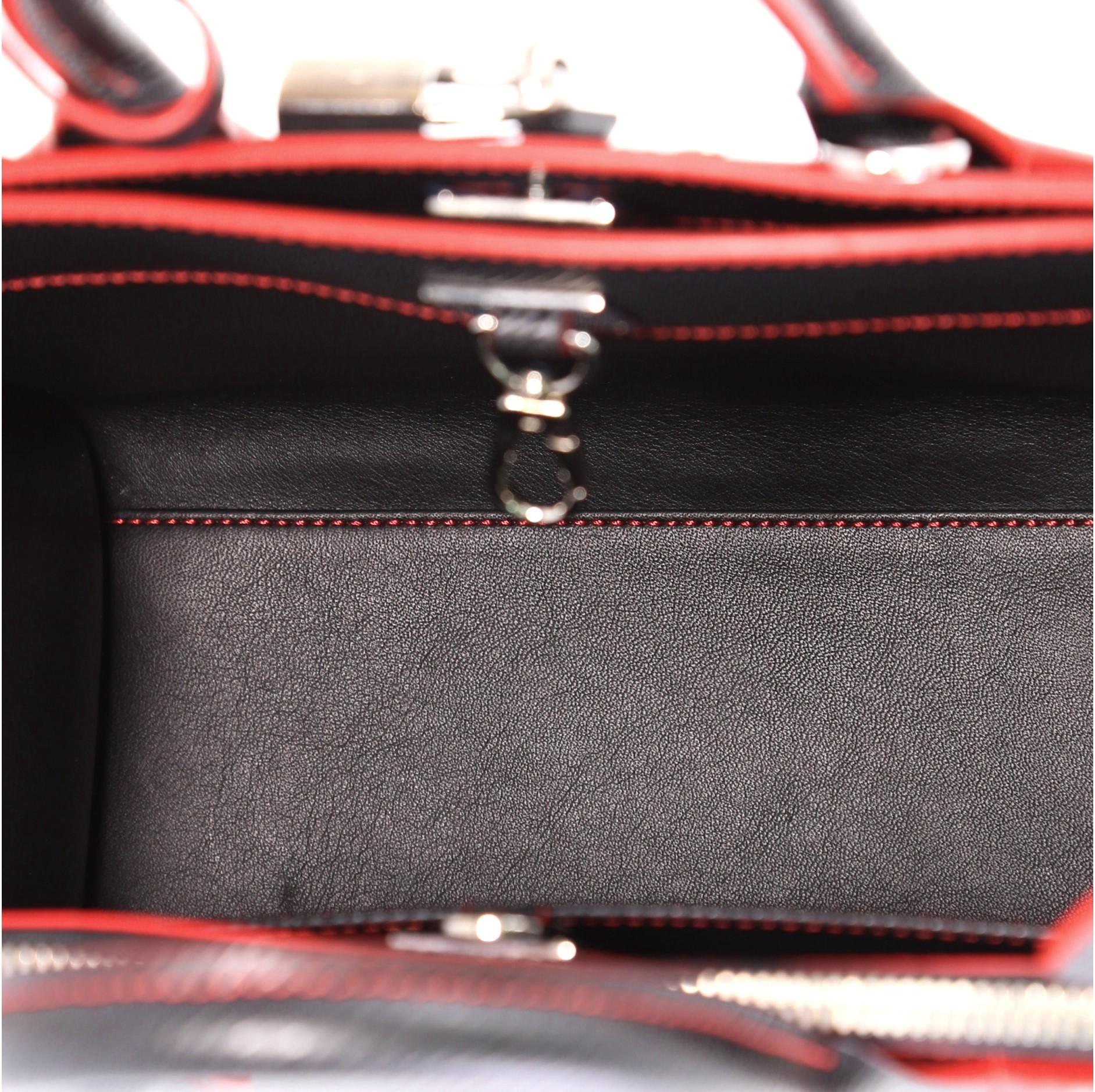 Louis Vuitton City Steamer Handbag Smooth Calfskin with Epi Leather PM 1