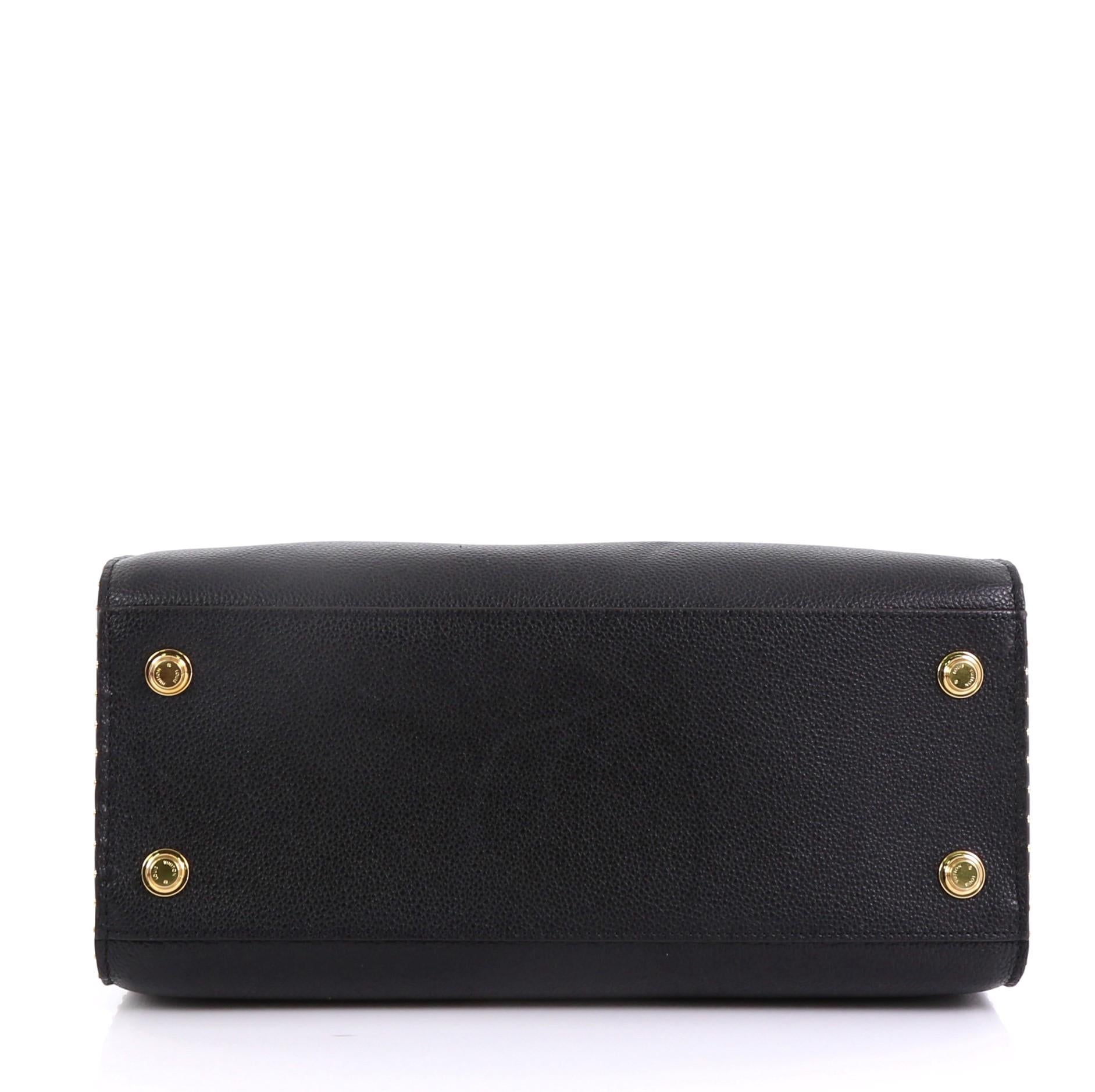 Women's Louis Vuitton City Steamer Handbag Studded Leather MM