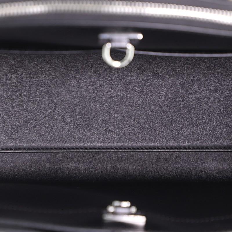 Women's or Men's Louis Vuitton City Steamer Handbag Suede And Leather Chevron MM