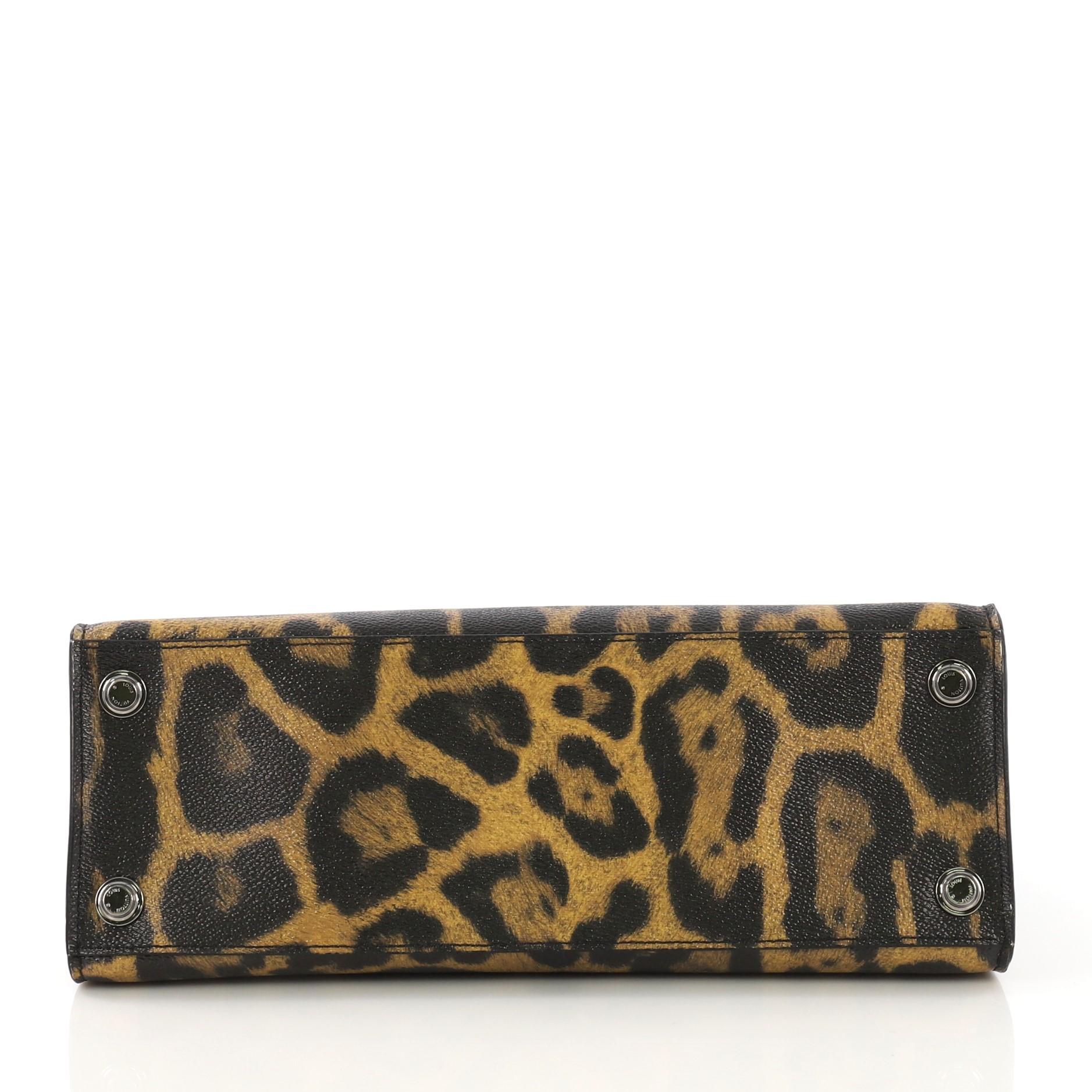 Women's Louis Vuitton City Steamer Handbag Wild Animal Print Canvas EW