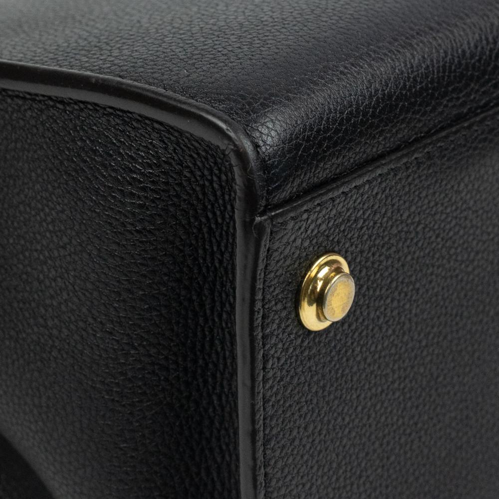 Louis Vuitton, City Steamer in black leather 5