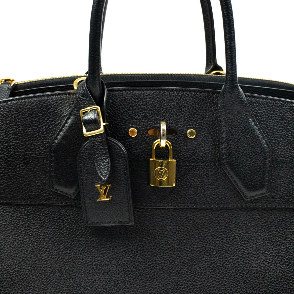 Louis Vuitton, City Steamer in black leather 9