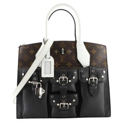 Louis Vuitton City Steamer Pockets Handbag Monogram Canvas and Leather MM
