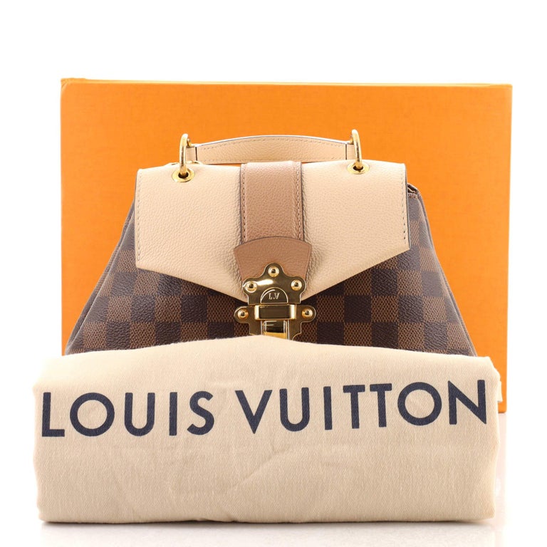 Louis Vuitton Clapton Backpack Damier and Leather at 1stDibs