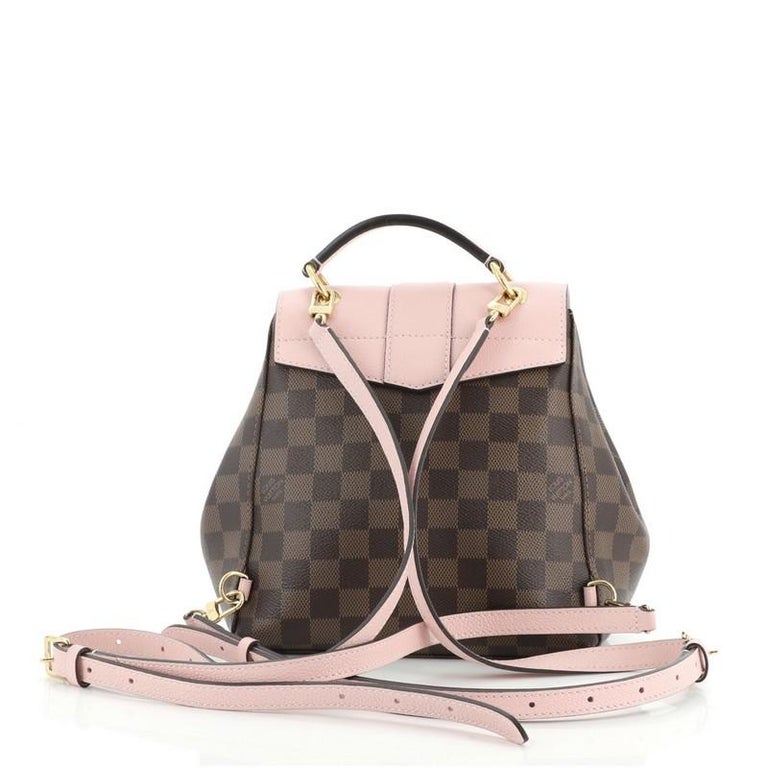 Louis Vuitton Clapton Backpack Damier and Leather at 1stDibs