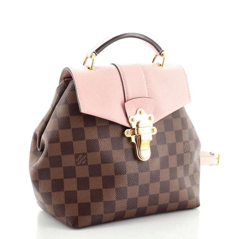 Louis Vuitton Clapton Backpack Damier and Leather at 1stDibs