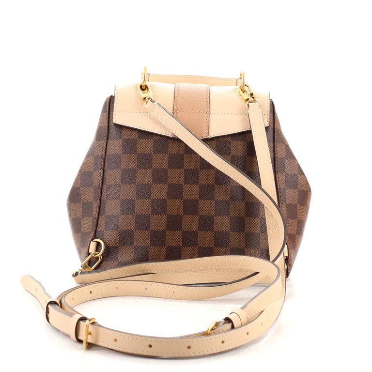 Louis Vuitton Clapton Backpack Damier and Leather at 1stDibs