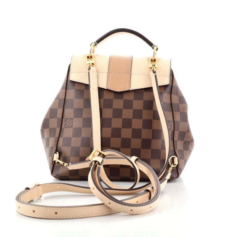 Louis Vuitton Clapton Backpack Damier and Leather at 1stDibs