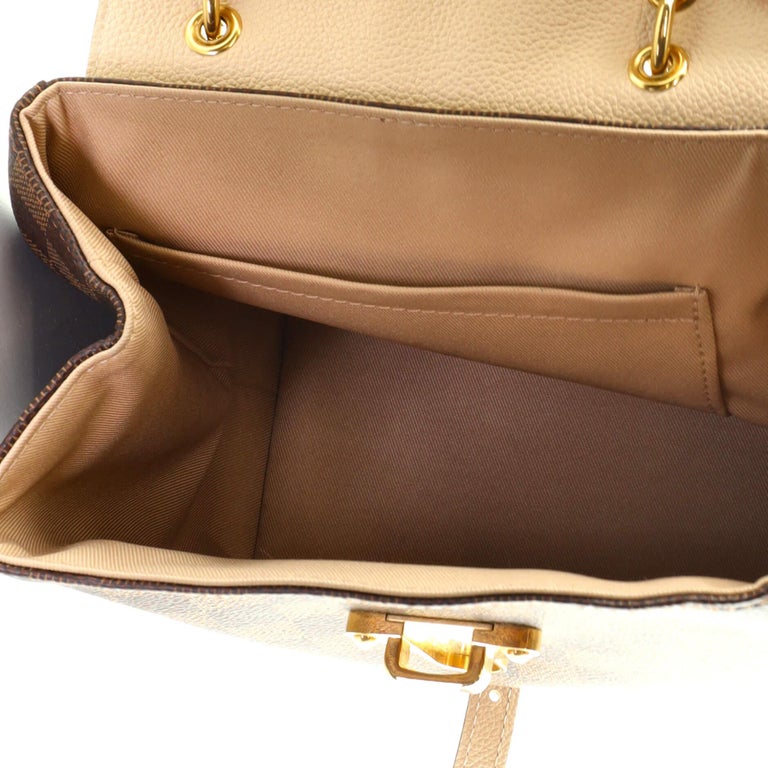 Louis Vuitton Clapton Backpack Damier and Leather at 1stDibs